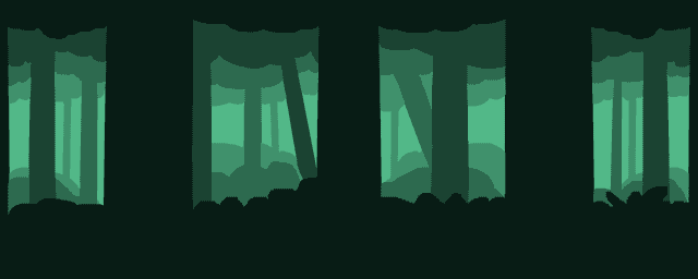 pixel art forest made by biccs