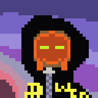 MF DOOM profile picture pixel art made by biccs